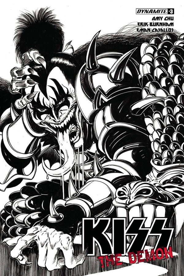 KISS: The Demon #3 (Cover F 15 Copy Mandrake B&w I)