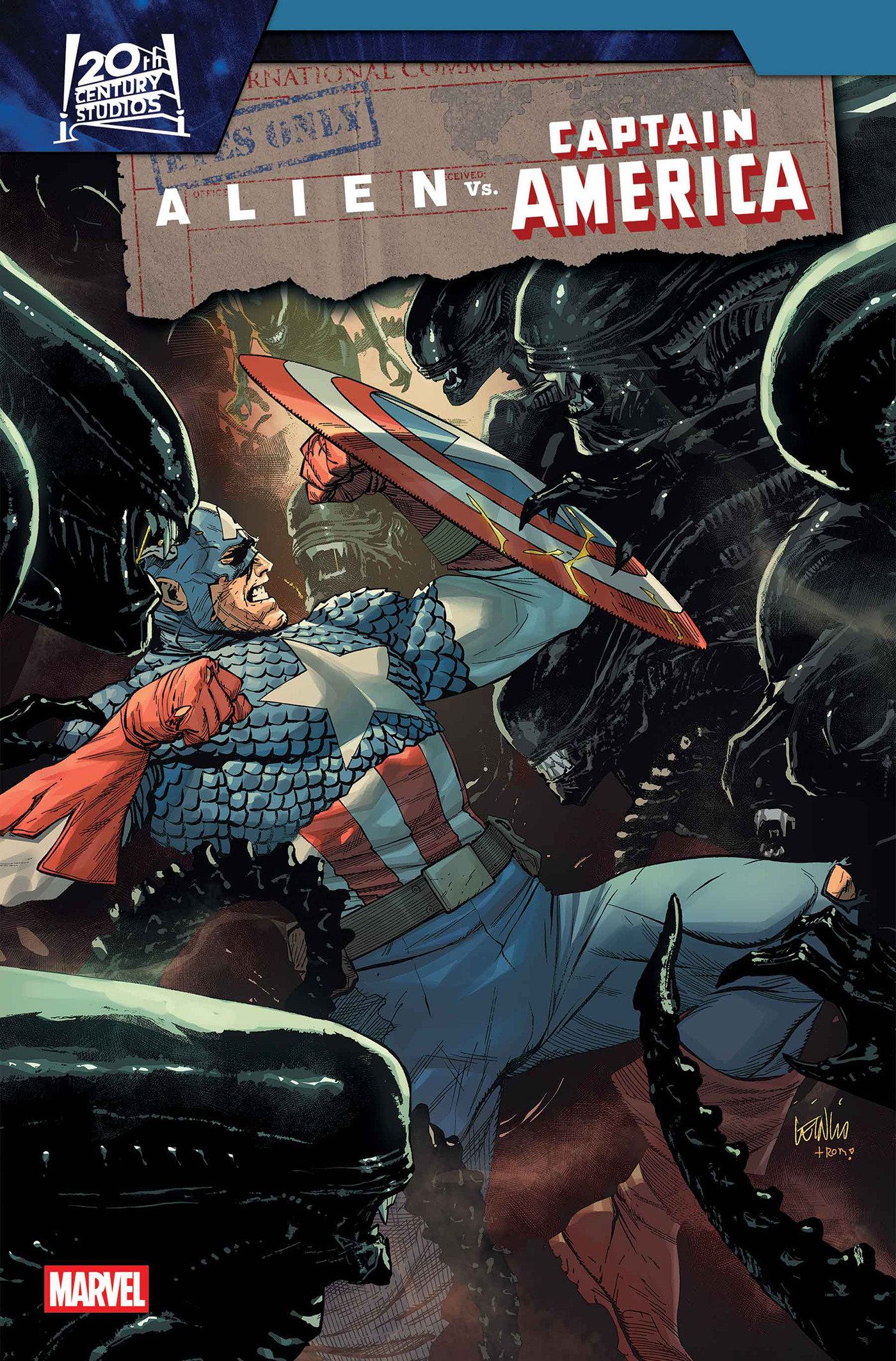 Alien Vs. Captain America #1 Comic