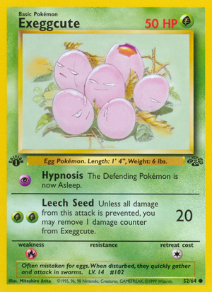 Exeggcute (52/64) - Jungle (1st Edition)