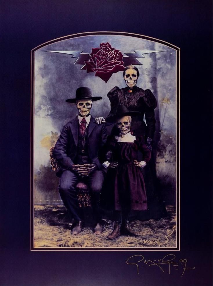 Grateful Dead Family Portrait 1988 Concert Poster