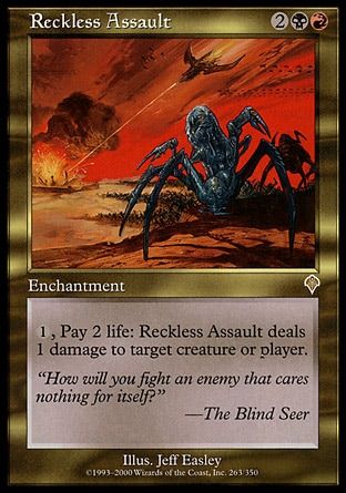 Reckless Assault (Invasion) Trading Card