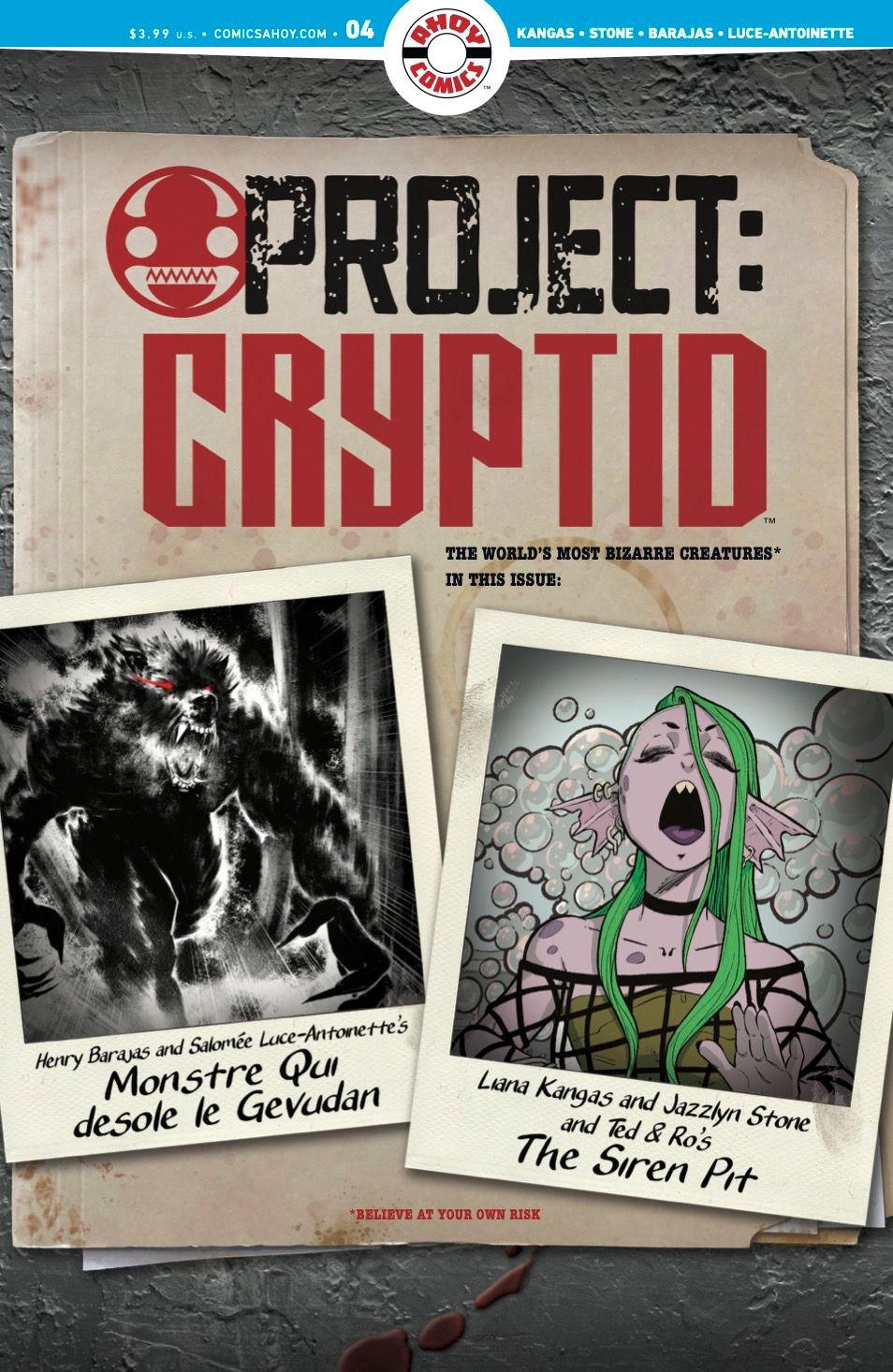 Project: Cryptid #4 Comic