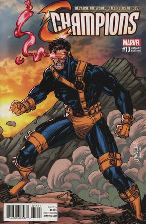 Champions #10 (X-men Card Variant Se)
