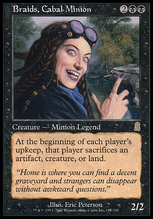 Braids, Cabal Minion (Odyssey) Trading Card