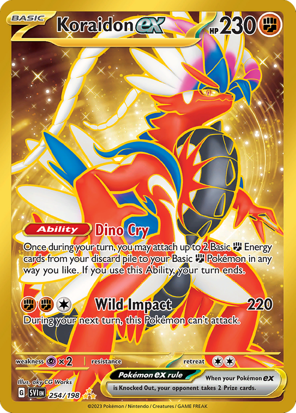 Koraidon ex (254/198) - Scarlet & Violet