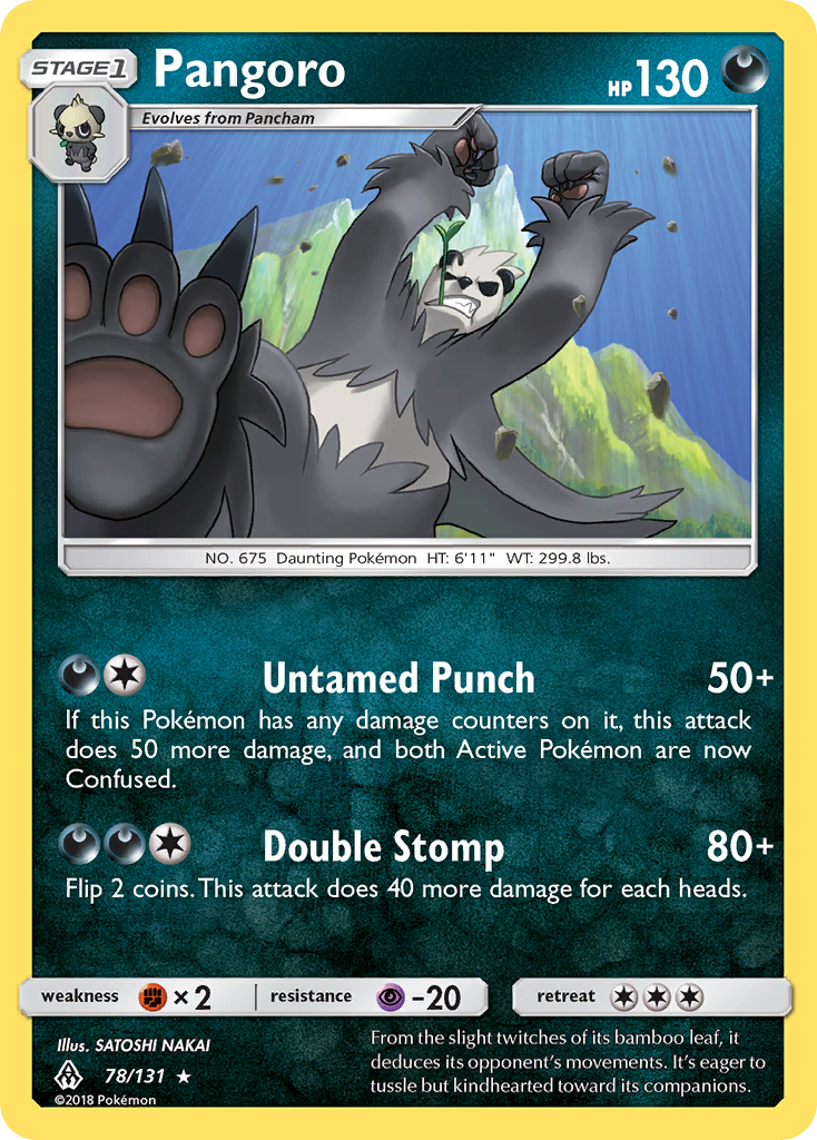 Pangoro (78/131) - Forbidden Light Pokémon Card