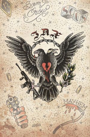 Sons of Anarchy Redwood Original #1 (20 Copy Cover Tattoo Level Variant)