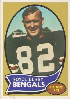 Royce Berry 1970 Topps #86 Sports Card