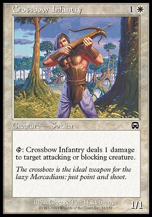 Crossbow Infantry (Mercadian Masques) Trading Card