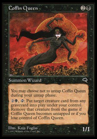 Coffin Queen (Tempest) Trading Card