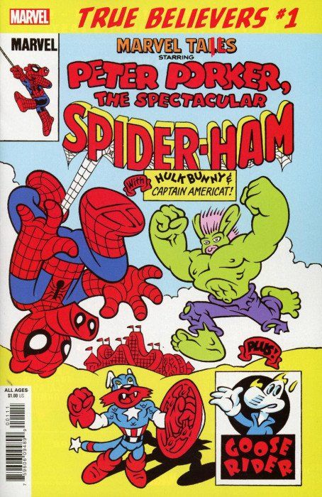 True Believers: Marvel Tails starring Peter Porker the Spectacular Spider-Ham #1 Comic