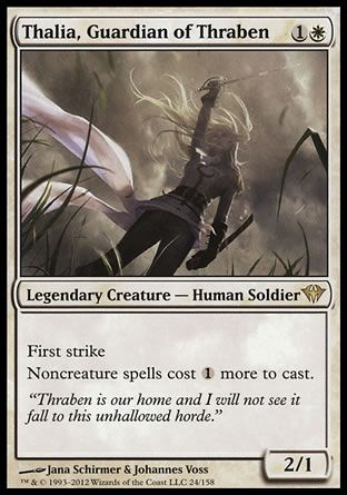 Thalia, Guardian of Thraben (Dark Ascension) Trading Card