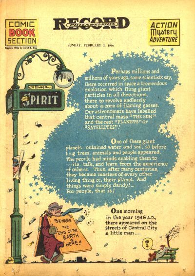 Spirit Section #2/3/1946 Comic