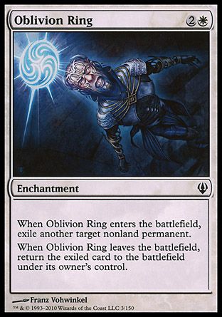 Oblivion Ring (Archenemy - decks) Trading Card