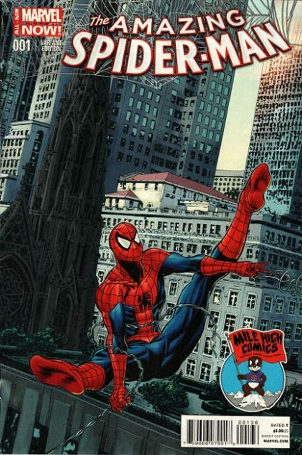 Amazing Spider-man #1 (Mike Perkins Mile High Comics Exclusive Variant Cover)