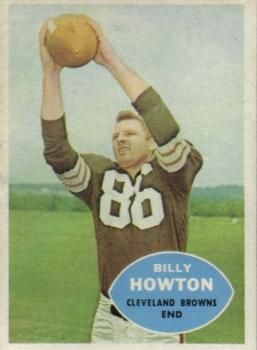 Billy Howton 1960 Topps #27 Sports Card