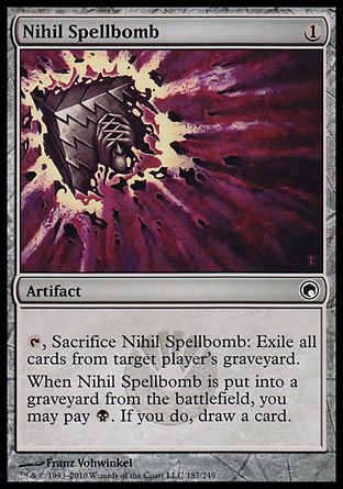 Nihil Spellbomb (Scars of Mirrodin) Trading Card