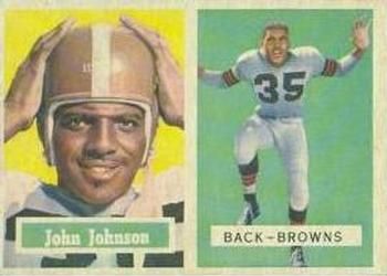 John Johnson 1957 Topps #16 Sports Card