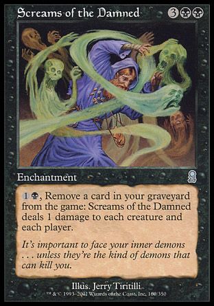 Screams of the Damned (Odyssey) Trading Card