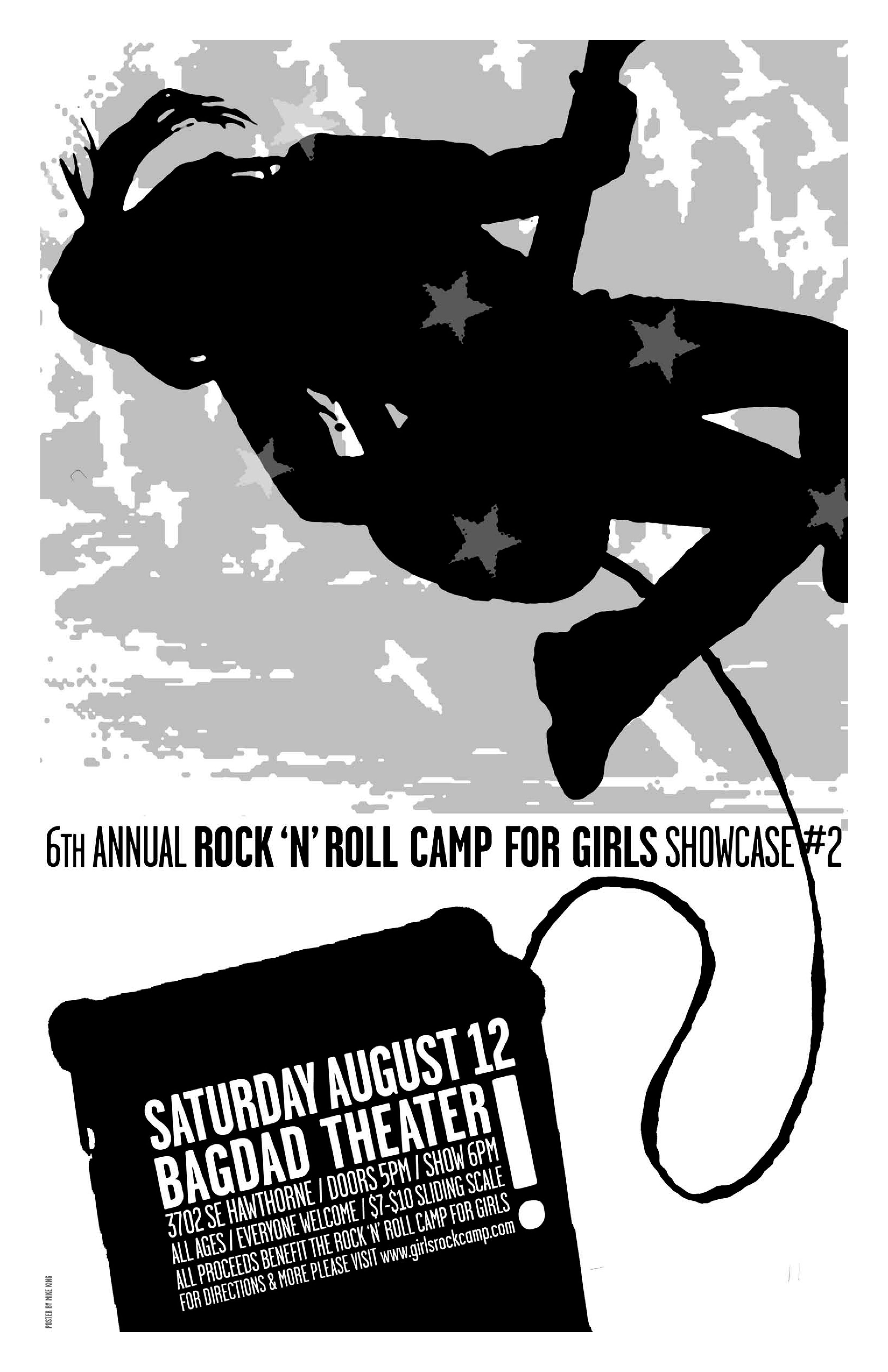 MXP-139.29 Rock N Roll Camp For Girls - Event 2006 Bagdad Theater  Aug 12 Concert Poster