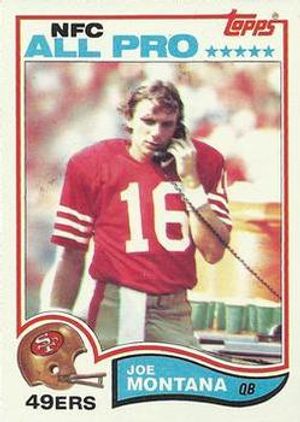 Joe Montana 1982 Topps #488