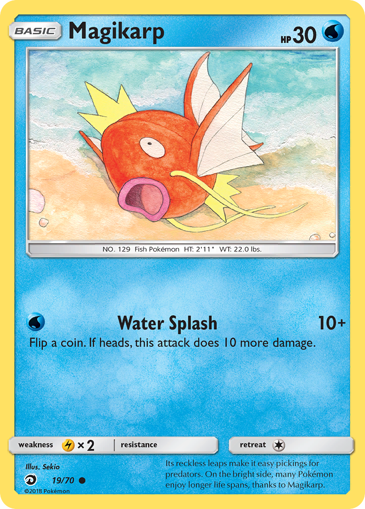 Magikarp (19/70) - Dragon Majesty Pokémon Card