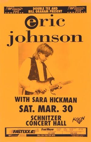 Eric Johnson Schnitzer Concert Hall 1991