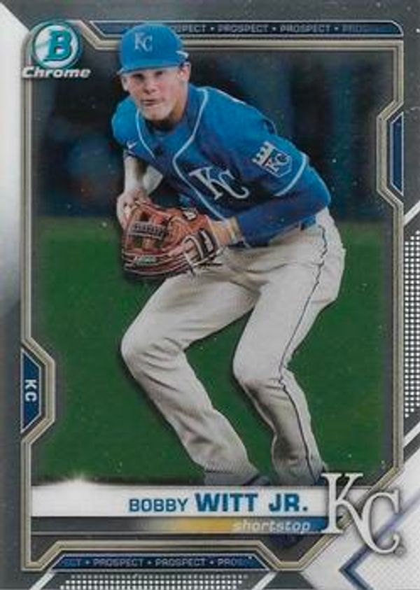 Bobby Witt Jr. 2021 Bowman Chrome - Prospects #BCP-193