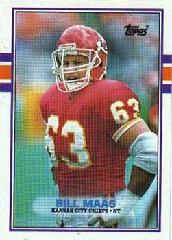 Bill Maas 1989 Topps #354 Sports Card