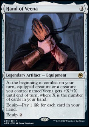 Hand of Vecna (Dungeons & Dragons: Adventures in the Forgotten Realms) Trading Card