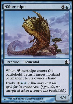 Aethersnipe (MTG Commander) Trading Card