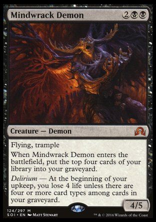 Mindwrack Demon (Shadows over Innistrad) Trading Card