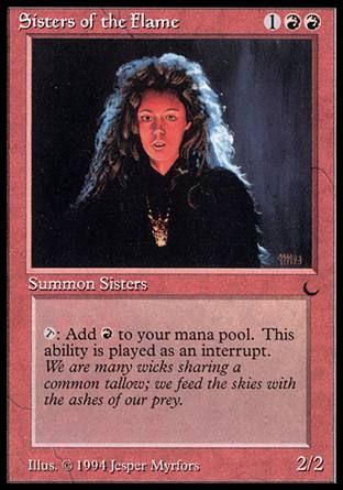 Sisters of the Flame (The Dark) Trading Card