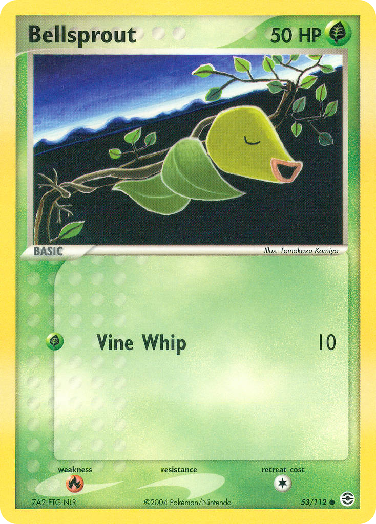 Bellsprout (53/112) - FireRed & LeafGreen Pokémon Card