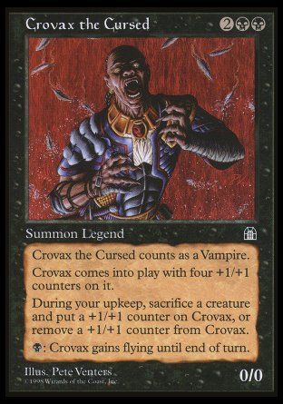 Crovax the Cursed (Stronghold) Trading Card