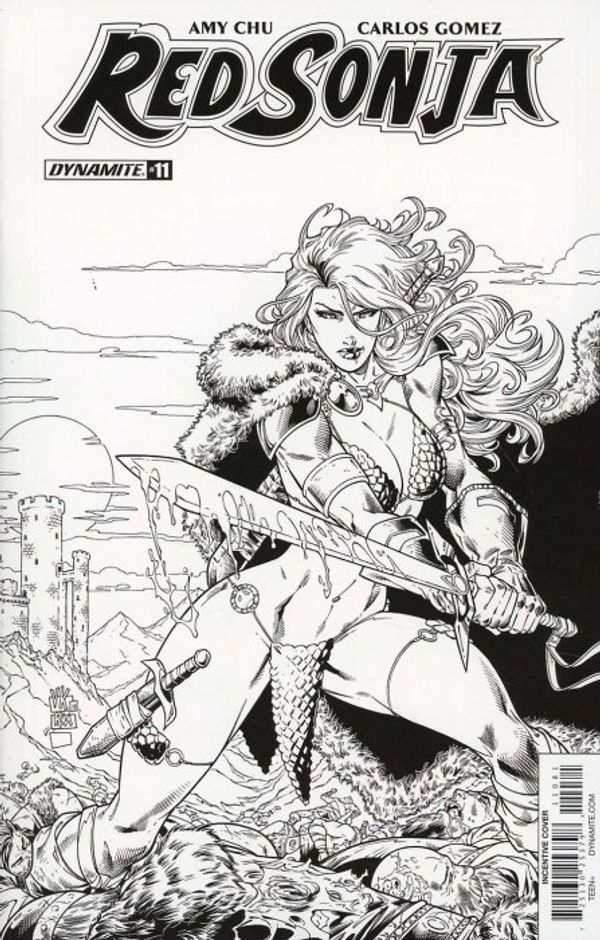 Red Sonja #11 (Cover H 30 Copy Marion B&w Inc)