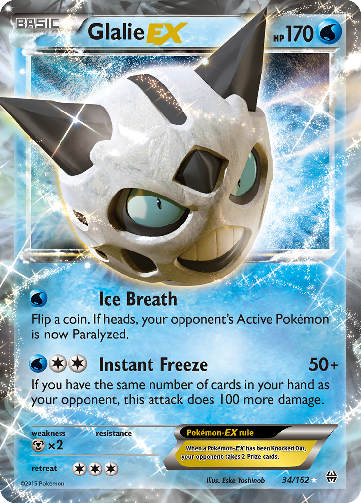 Glalie EX (34/162) - BREAKthrough Pokémon Card