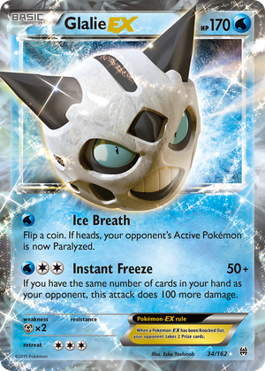 Glalie EX (34/162) - BREAKthrough