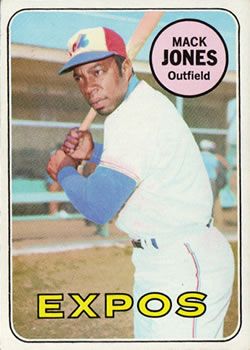 Mack Jones 1969 Topps #625 Sports Card