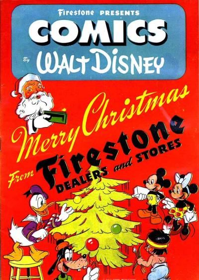 Donald and Mickey Merry Christmas Comic