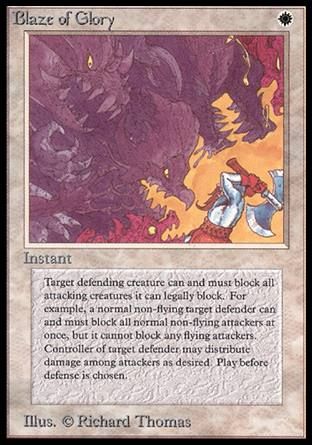 Blaze of Glory (Beta) Trading Card