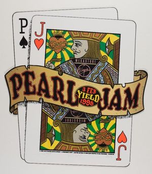 Pearl Jam Virgin Megastore Die-Cut Promotional 1998