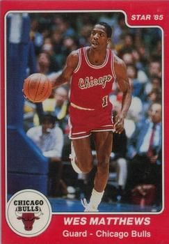 Wes Matthews 1984 Star #109 Sports Card