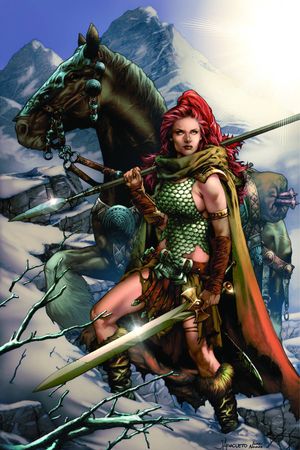 Red Sonja (Volume 3) #1 (Rare Anacleto Virgin Connect Cover)