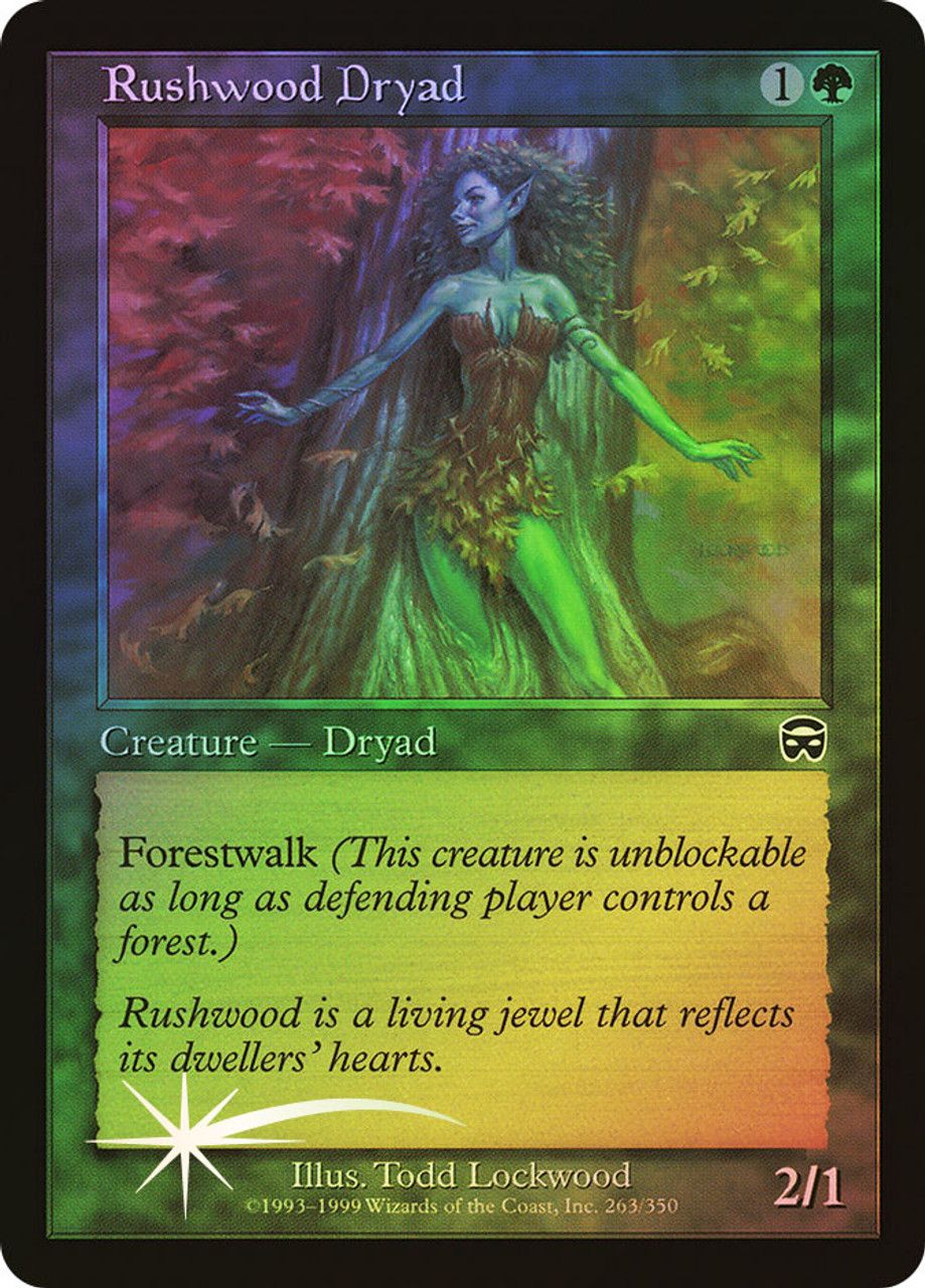 Rushwood Dryad (Mercadian Masques - Foil) Trading Card