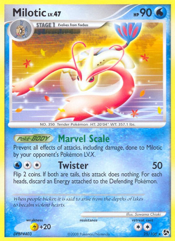 Milotic (25/106) - Great Encounters Pokémon Card