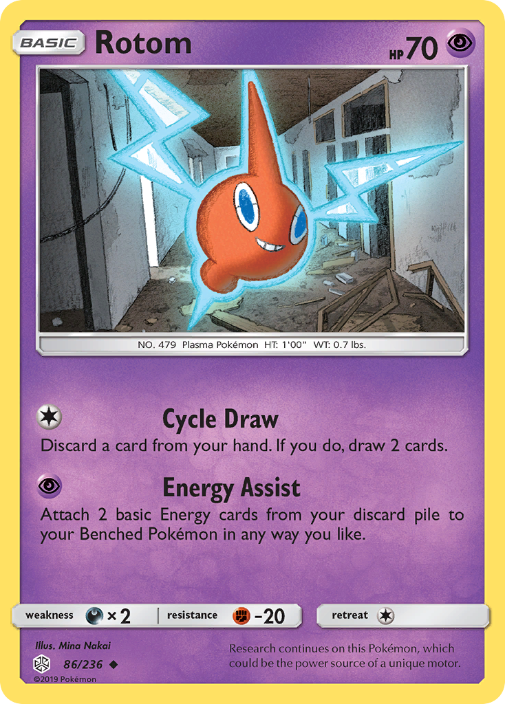 Rotom (86/236) - Cosmic Eclipse Pokémon Card