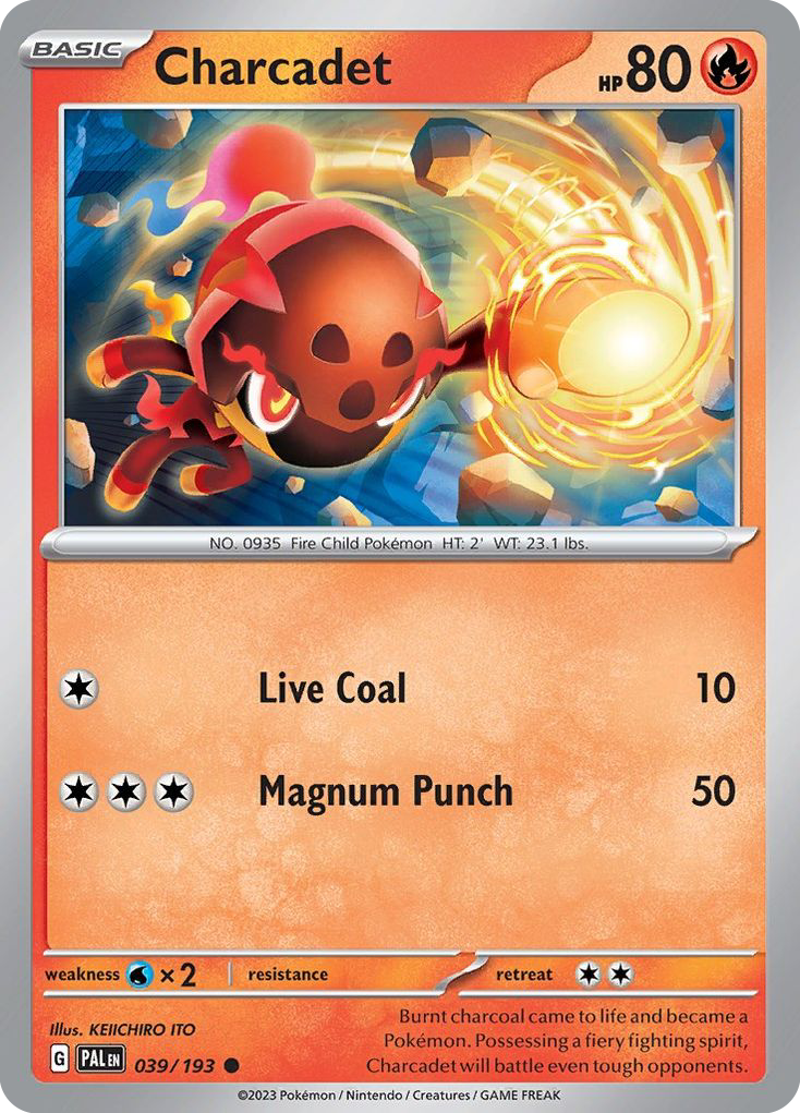 Charcadet (39/193) - Paldea Evolved Pokémon Card