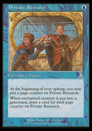 Private Research (Urza's Destiny)