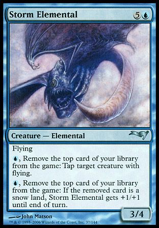 Storm Elemental (Coldsnap Theme Decks) Trading Card